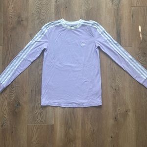 light purple Adidas original long sleeve